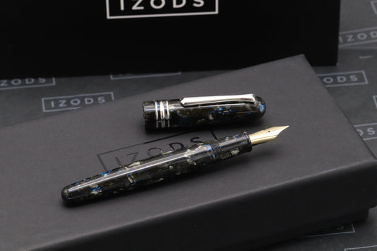 Mercury Francois des Trixhes Tibaldi Impero Celluloid Fountain Pen - Tibaldi Nib