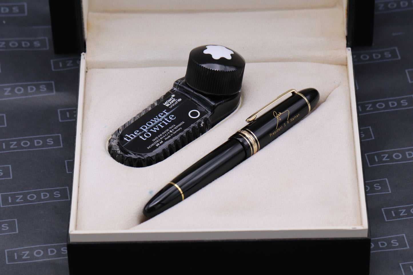 Montblanc Meisterstuck 149 UNICEF Power to Write 'S R Nathan' Fountain Pen