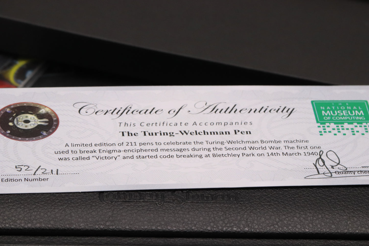 Conway Stewart The Turing-Welchman Limited Edition Fountain Pen