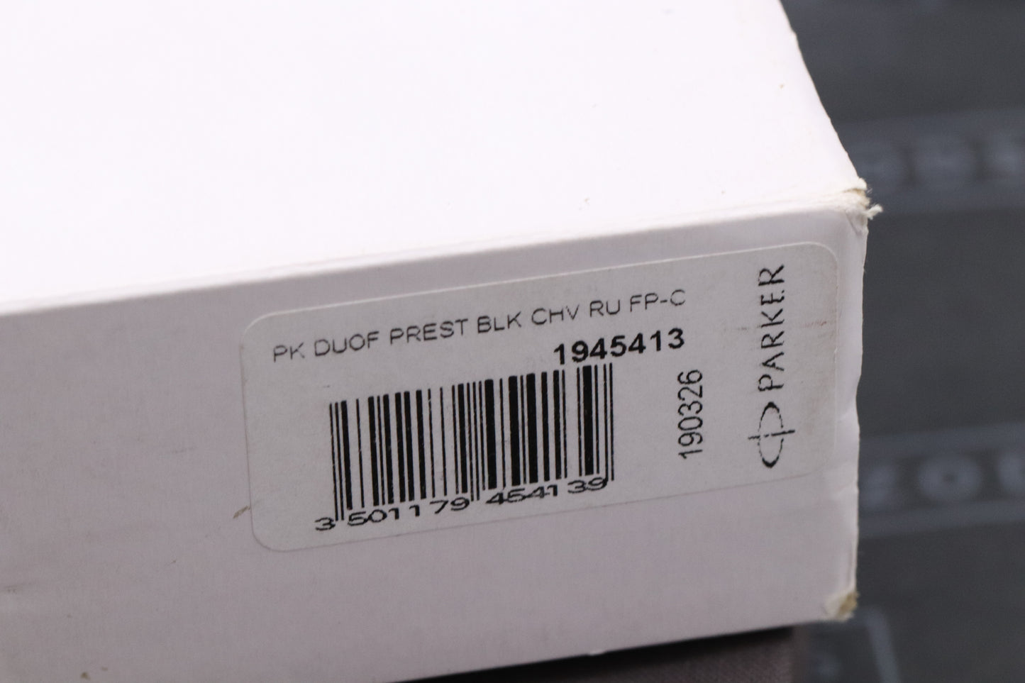 Parker Duofold Centennial Prestige Black Ruthenium Chevron Fountain Pen