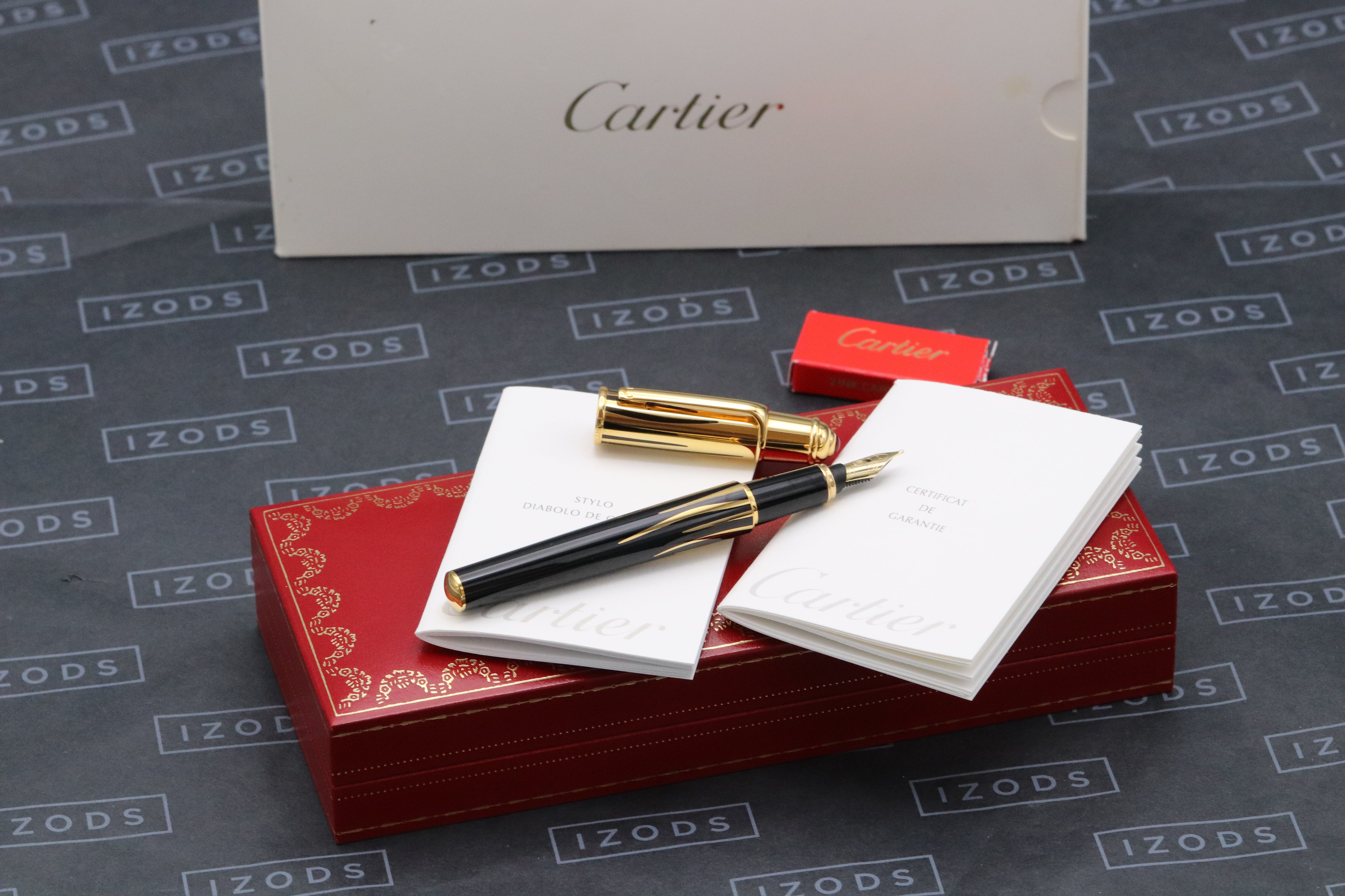 Cartier Diabolo Mini Flame Fountain Pen - UNUSED – IZODS