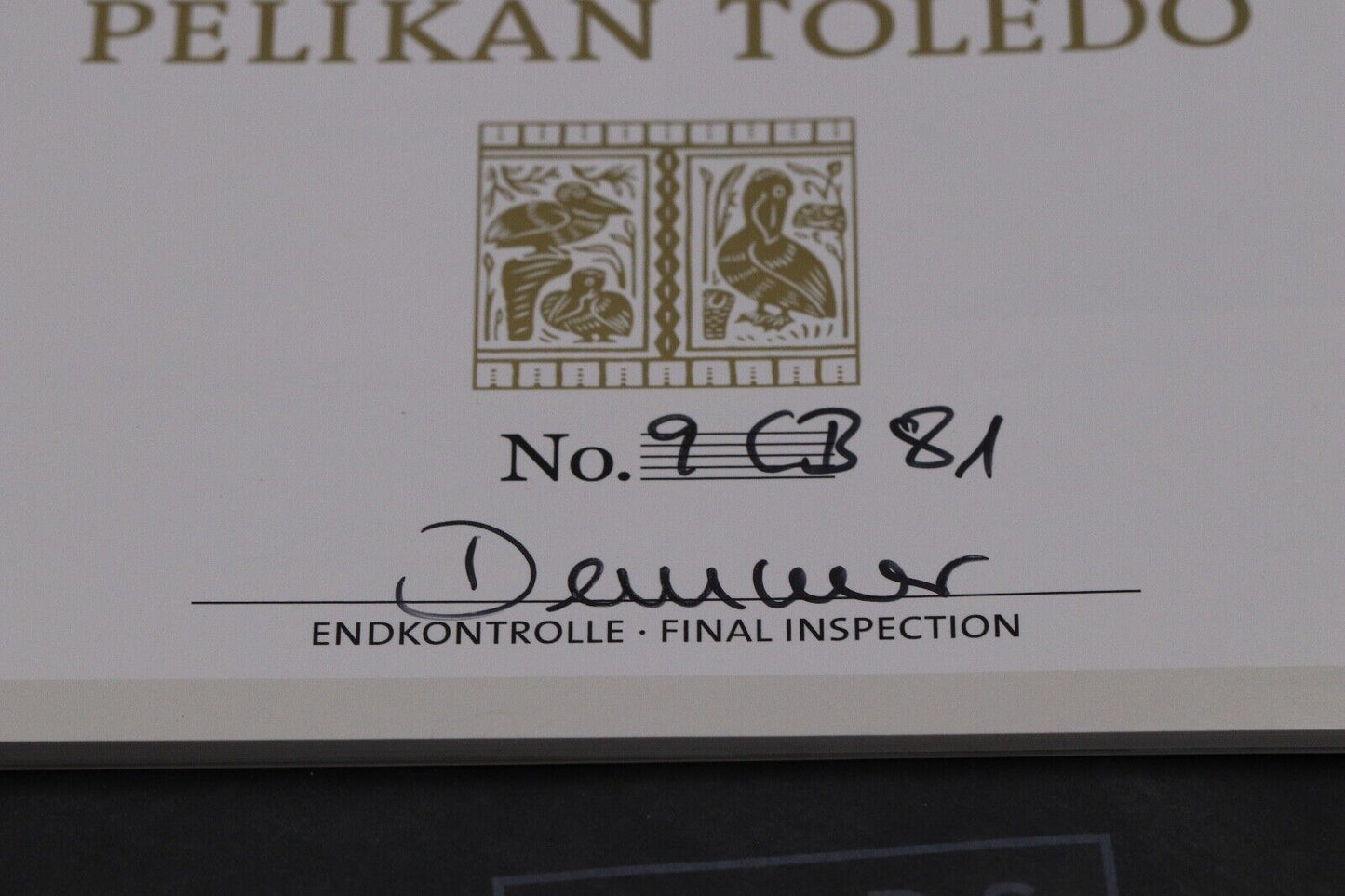 Pelikan Souveran M900 Toledo Fountain Pen - UNUSED - Fine Nib image 8