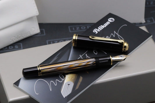 Pelikan Souveran M800 Tortoiseshell Brown SE Fountain Pen - NEVER INKED image 1