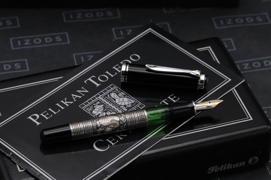 Pelikan Souveran M710 Toledo Fountain Pen - UNUSED - Broad PF Nib image 1