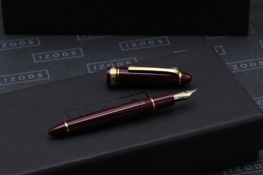 Sailor 1911 Burgundy GT Fountain Pen - Fude Nib image 1