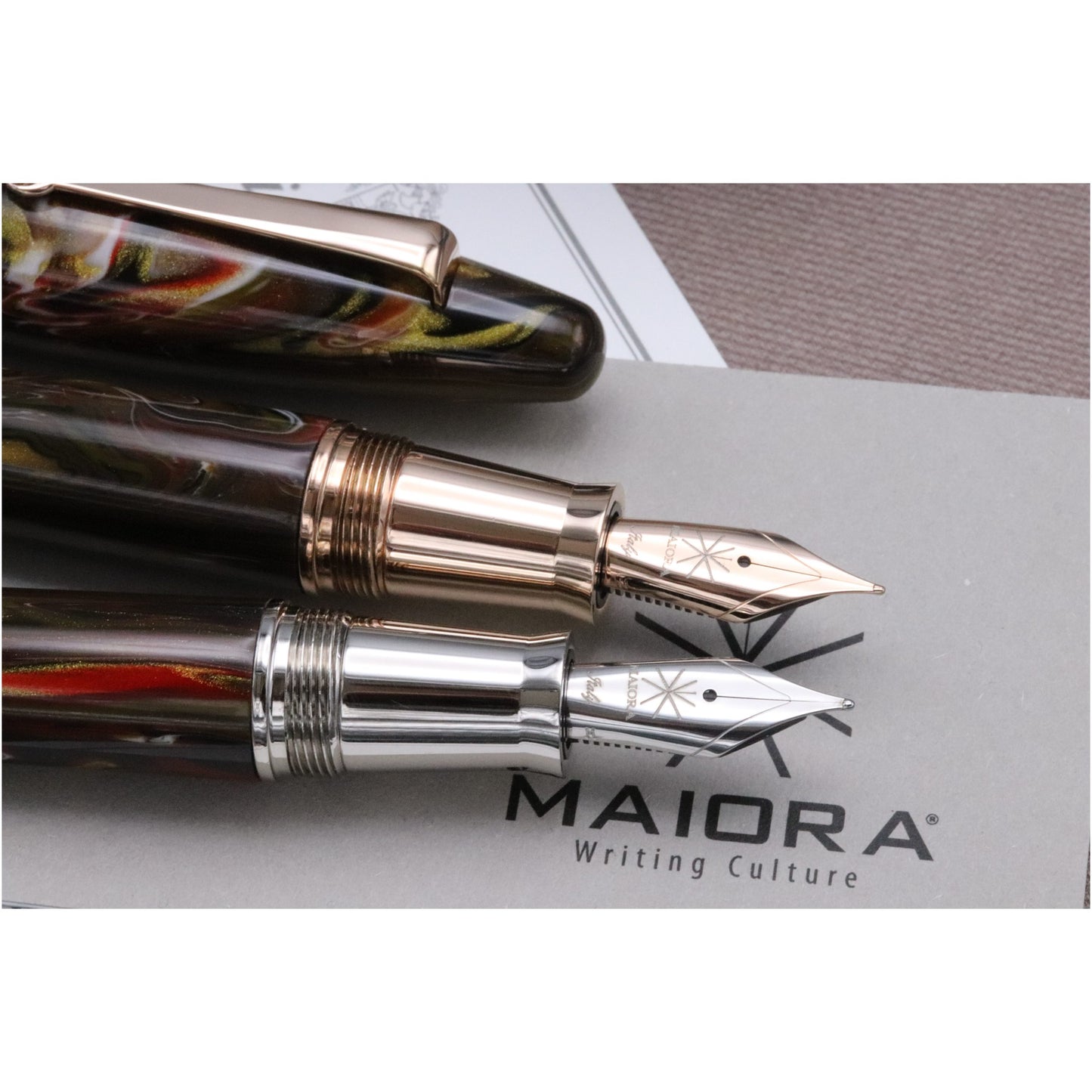Maiora Ultra Ogiva Golden Age Fire Fountain Pen image 3