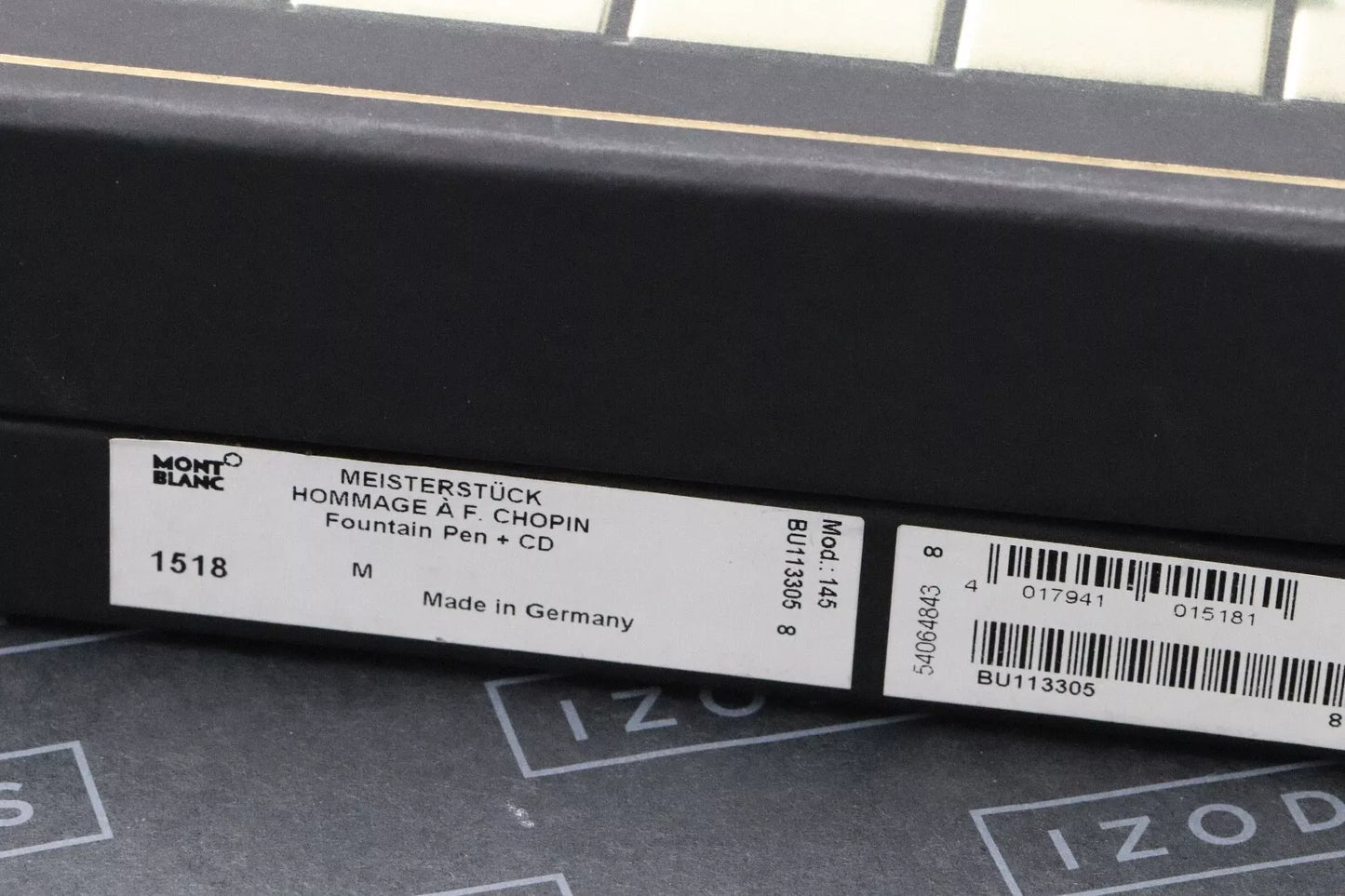 Montblanc Meisterstuck Chopin Classique Gold Coated Fountain Pen image 8