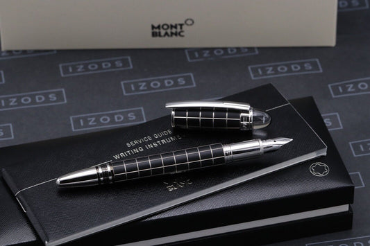 Montblanc Starwalker Rubber Platinum Fountain Pen - UNUSED image 1