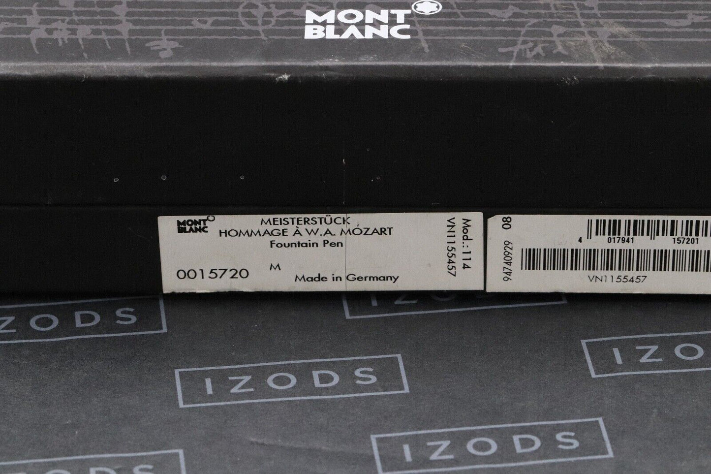 Montblanc Meisterstück 114 Mozart Gold-Coated Fountain Pen image 6