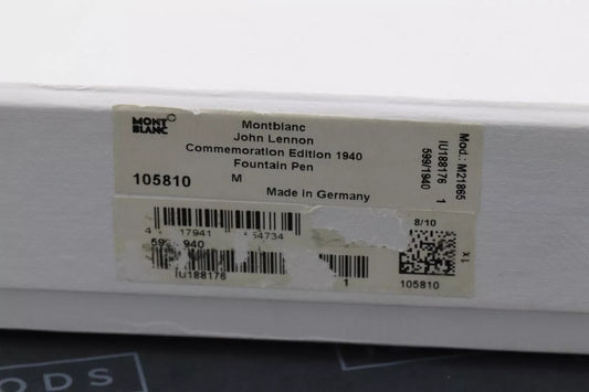 Montblanc Donation Series John Lennon LE1940 Fountain Pen - Serviced by MB 2025 image 1