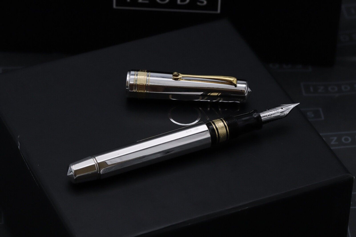 Omas Paragon Sterling Silver Fountain Pen image 1
