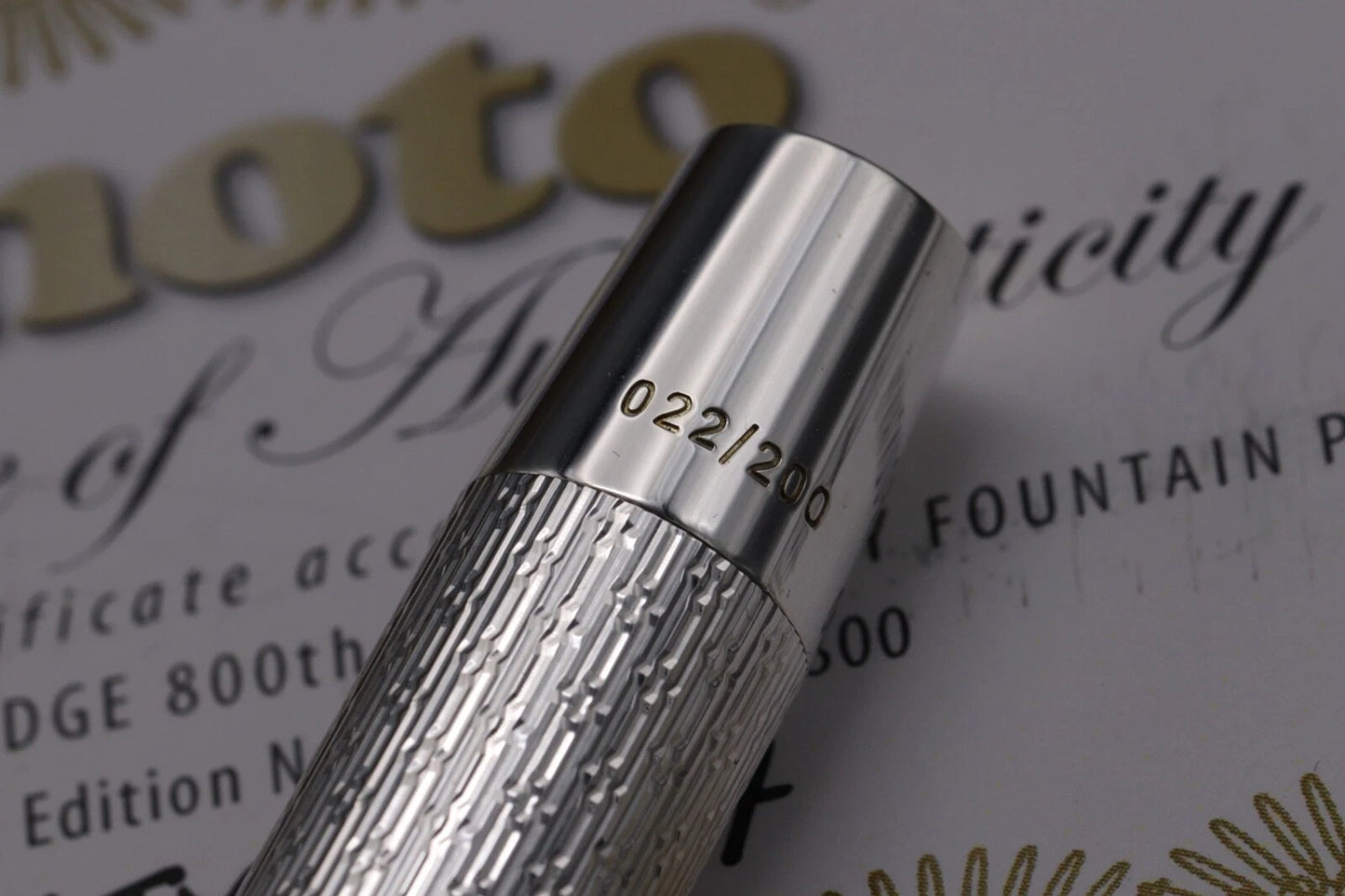 Onoto University of Cambridge Silver Prototype Limited Edition Fountain Pen image 13