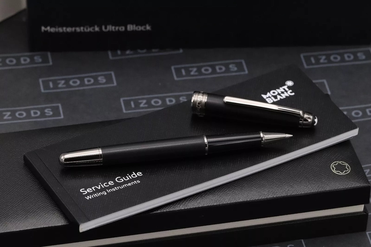 Montblanc Meisterstuck Classique Ultra Black Rollerball / Fineliner Pen image 5
