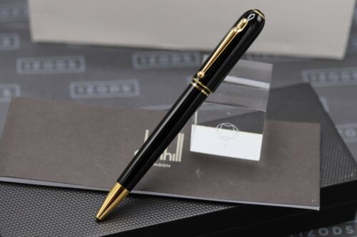Dunhill Sidecar Black Gold Ballpoint Pen image 1