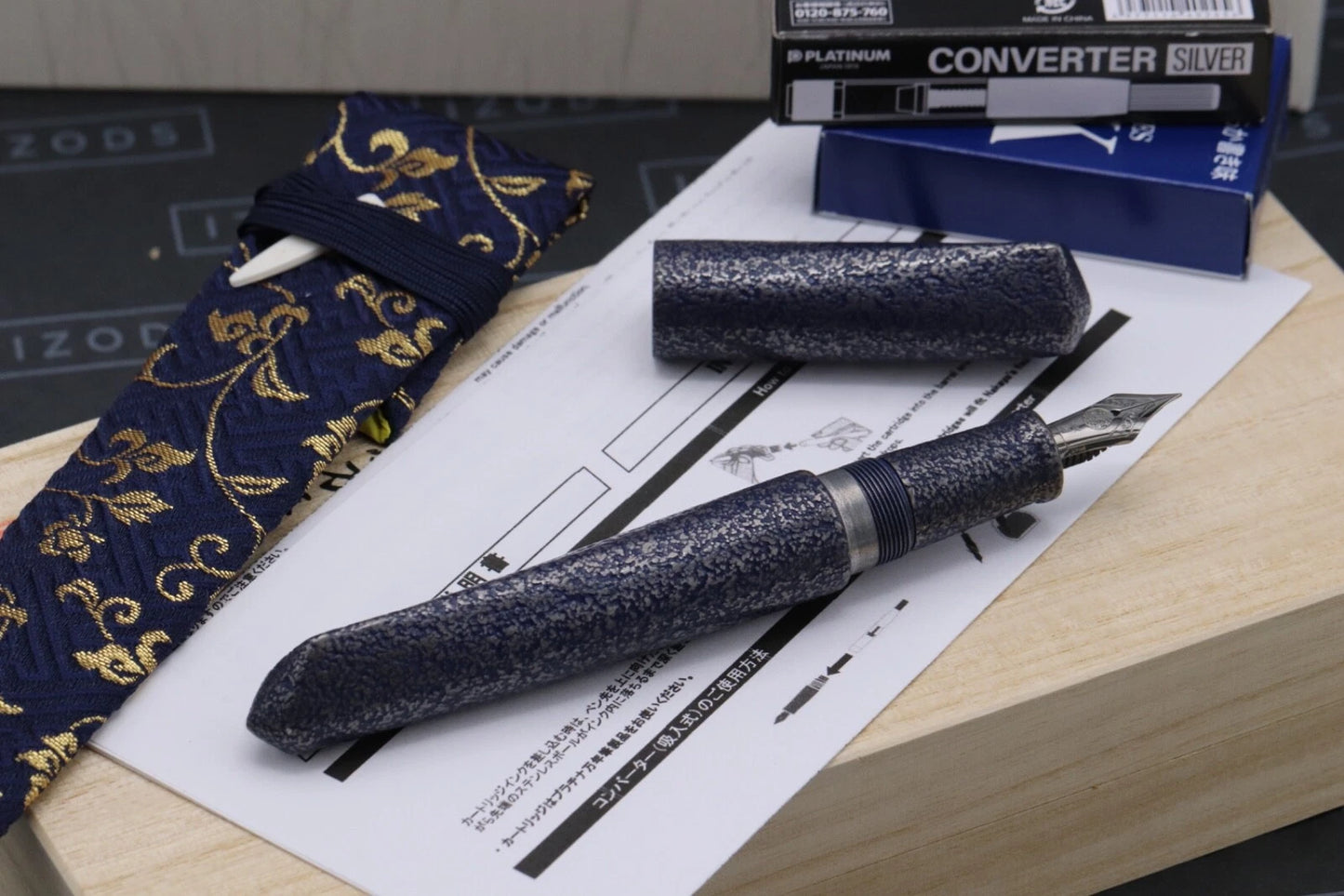 Nakaya Dorsal Fin 2 Suzu Ishime Fountain Pen - UNUSED - Fine Nib image 8
