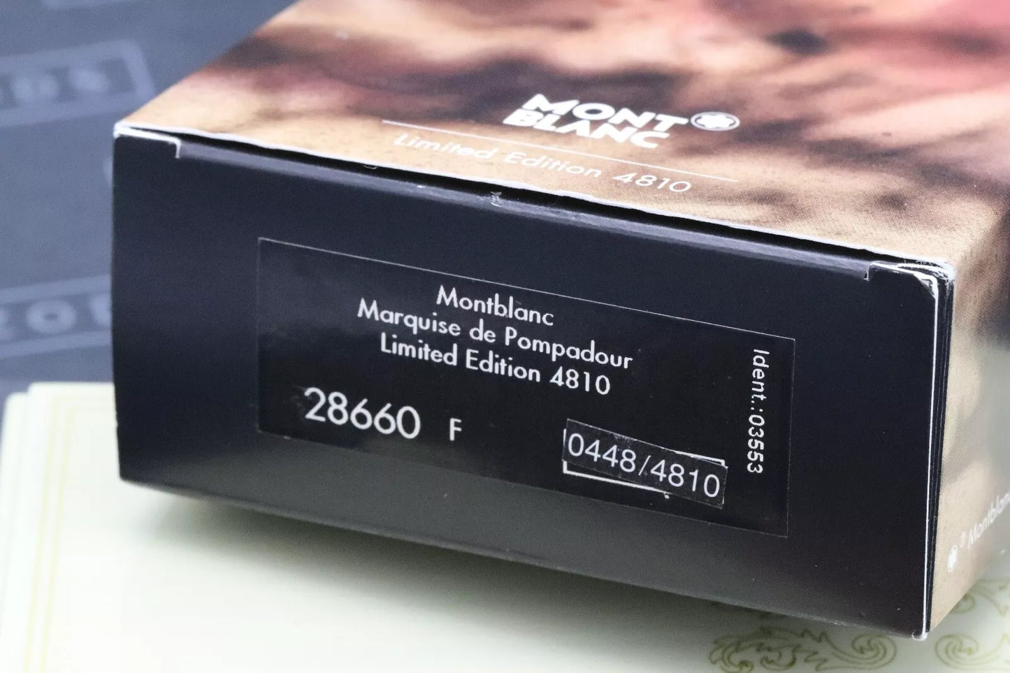 Montblanc Patron Of Art Marquis de Pompadour 4810 Fountain Pen - UNUSED image 9
