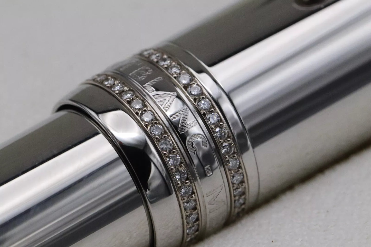 Montblanc Meisterstuck 146 LeGrand Royal Steel Diamond Fountain Pen image 9