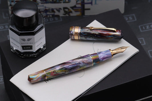 Leonardo Momento Zero Grande Red Gold Primary Manipulation 4 LE Fountain Pen image 1