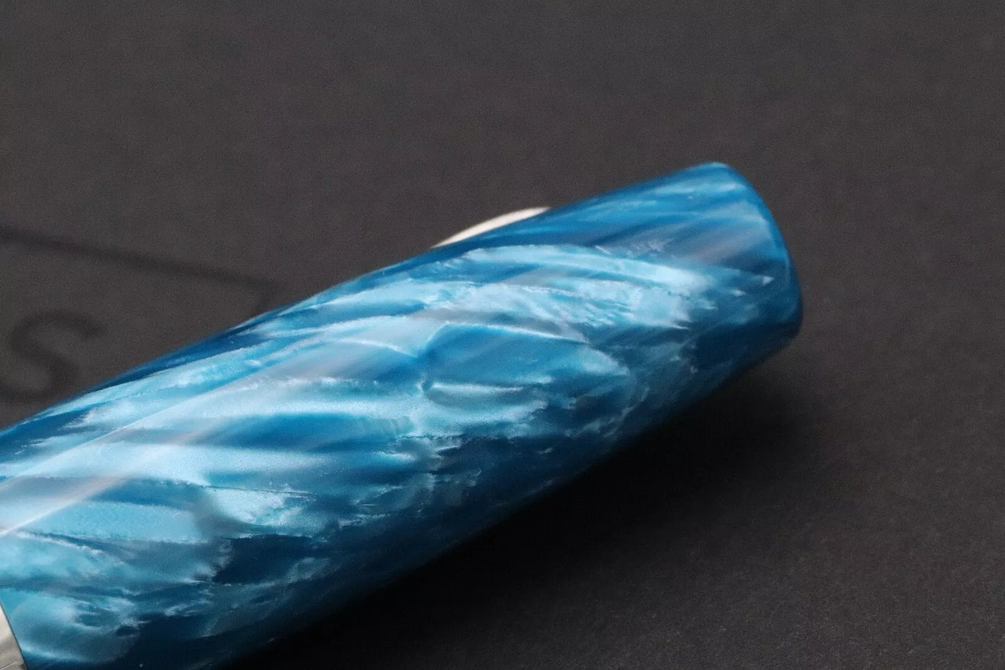 Montegrappa Classica Turquoise Celluloid Fountain Pen image 6