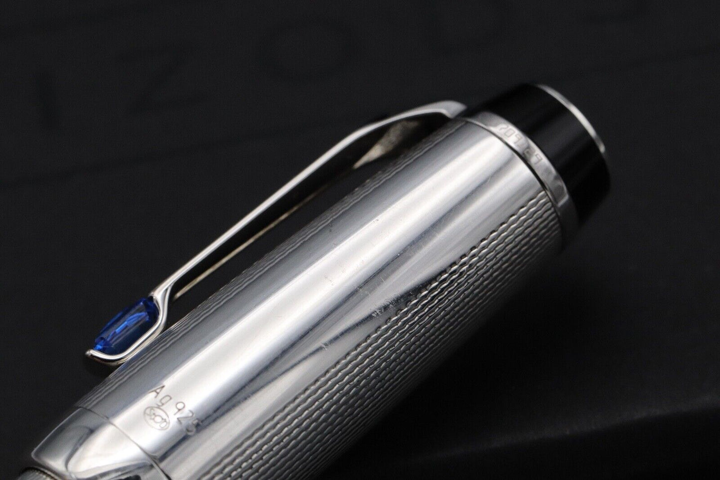 Montblanc Boheme Silver Bleu AG925 Rollerball Pen image 4