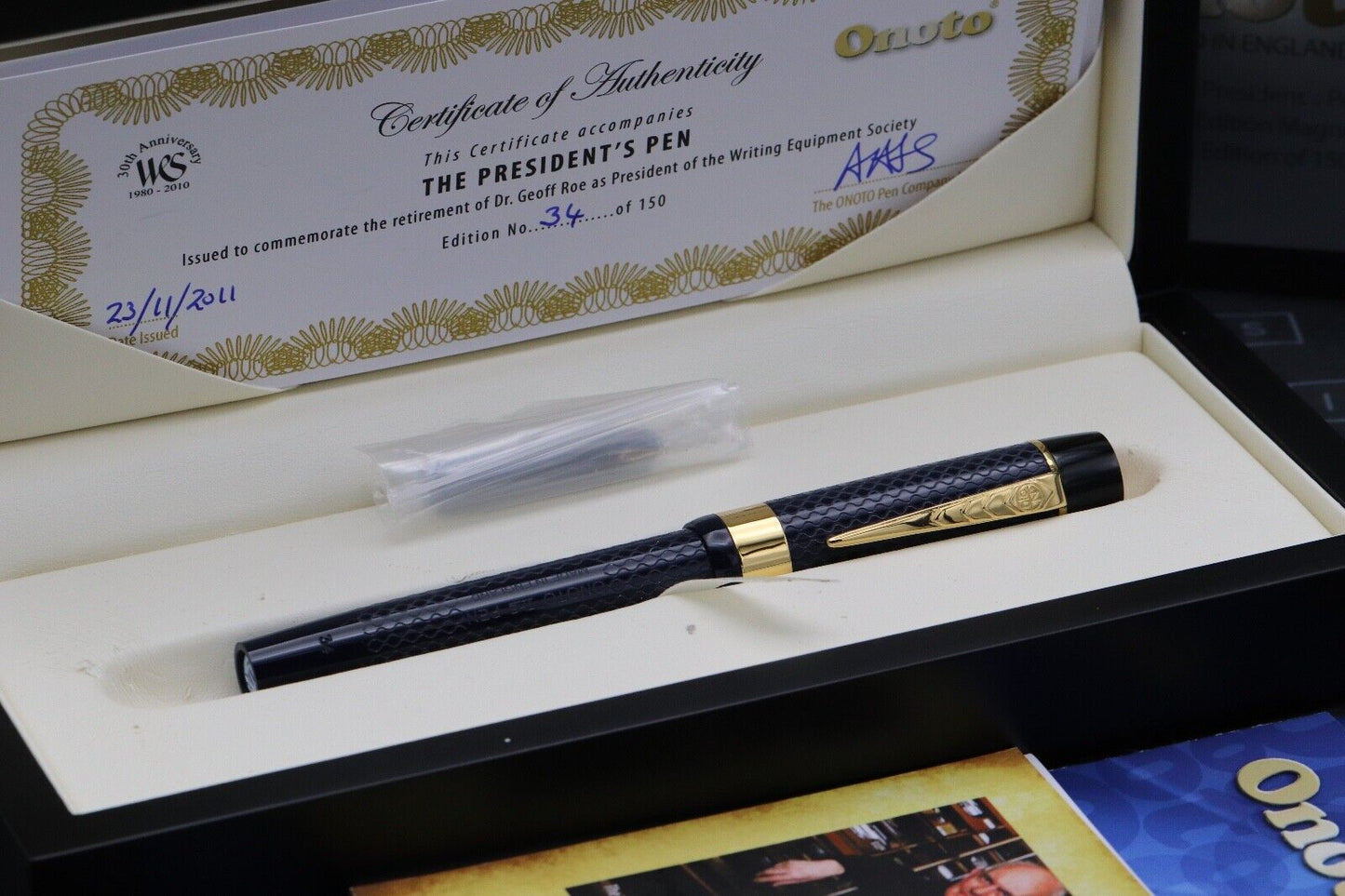 Onoto Magna The Presidents Pen Limited Edition Fountain Pen - UNUSED image 7