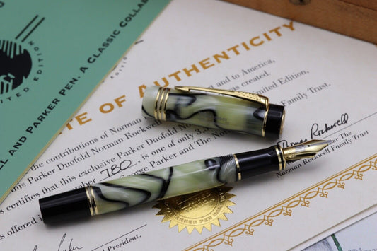 Parker Duofold Norman Rockwell Limited Edition Fountain Pen image 1