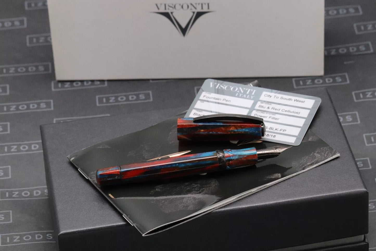 Visconti-Chatterley Southwest Celluloid Black DLC LE18 Fountain Pen image 9