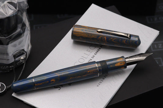 Leonardo Momento Zero Grande 2.0 Minimalist Ebonite Fountain Pen - #8 Fine Nib image 1