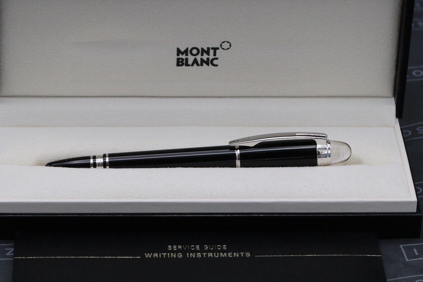 Montblanc Starwalker Platinum Resin Rollerball / Fineliner Pen - UNUSED image 4