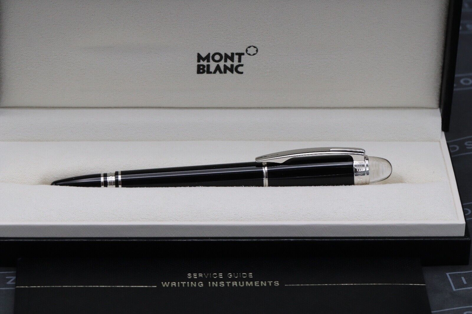 Montblanc Starwalker Platinum Resin Rollerball / Fineliner Pen - UNUSED image 4