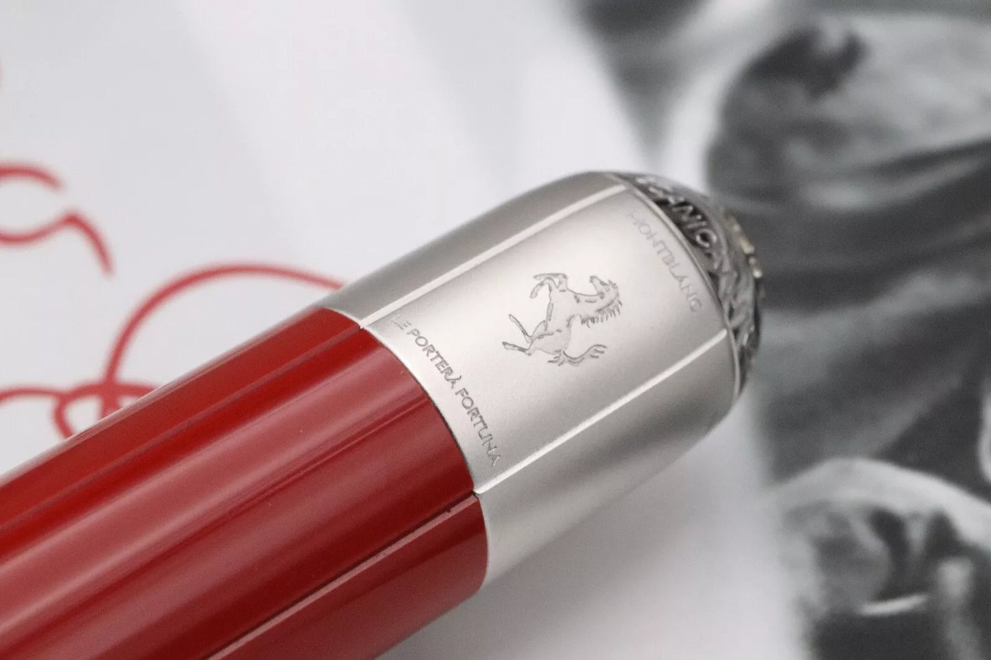 Montblanc Great Characters Enzo Ferrari Special Edition Fountain Pen - DIPPED image 6