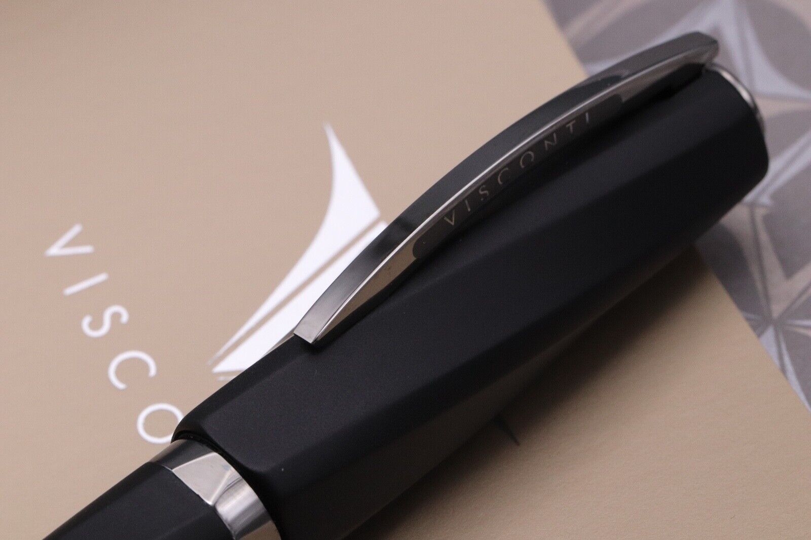Visconti Divina Matte Black Oversize Fountain Pen image 4