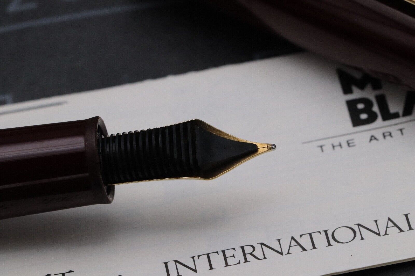 Montblanc Meisterstuck 146 LeGrand Bordeaux Fountain Pen image 3