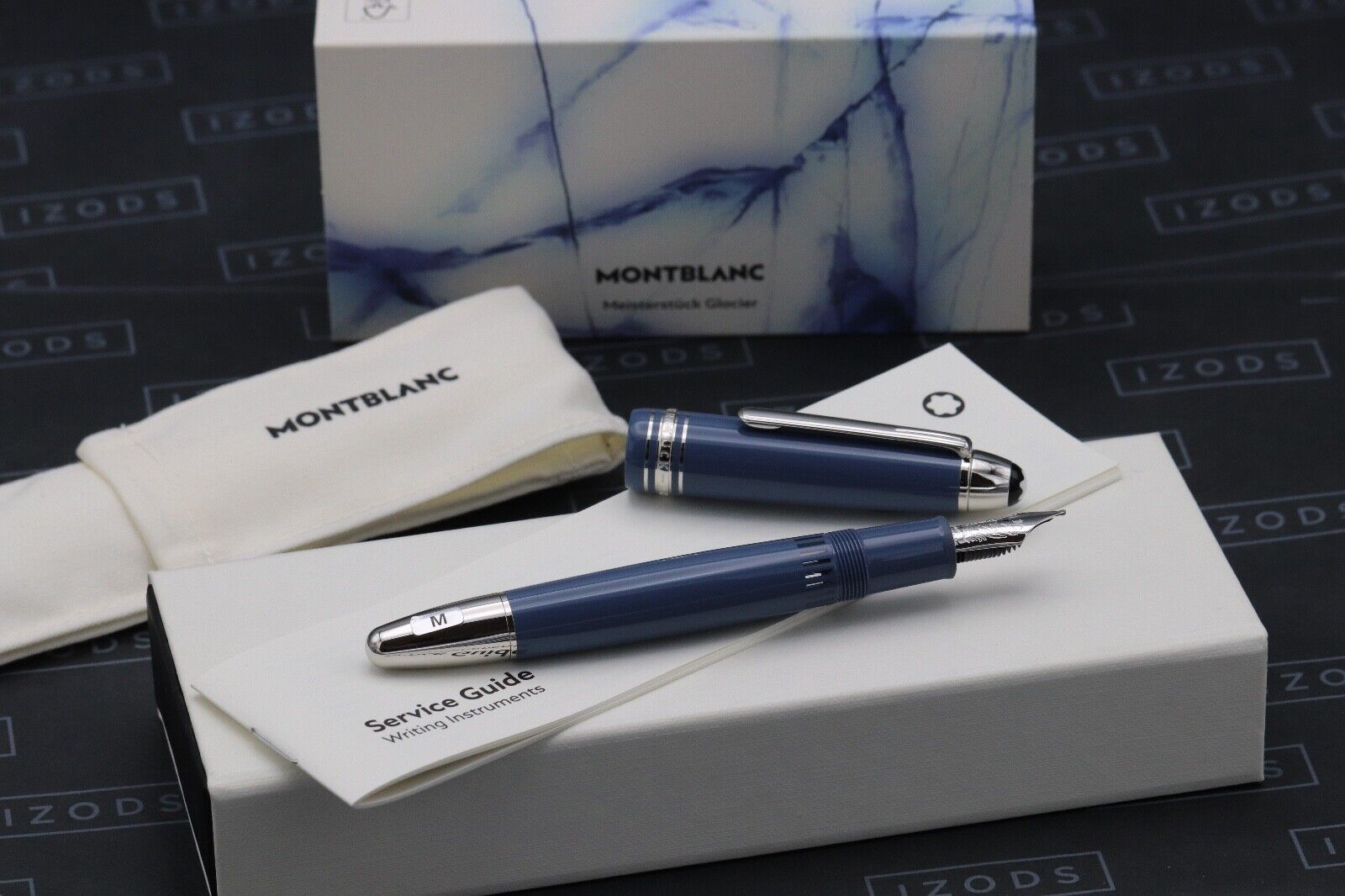 Montblanc Meisterstuck 146 LeGrand Glacier Fountain Pen image 0