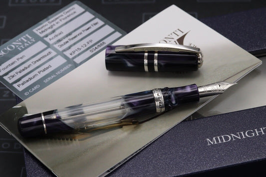 Visconti Homo Sapiens Midnight in Florence LE Fountain Pen - 23k Extra Fine image 1