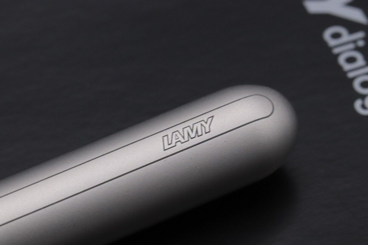 Lamy Dialog 3 Palladium Fountain Pen - Broad Nib image 3