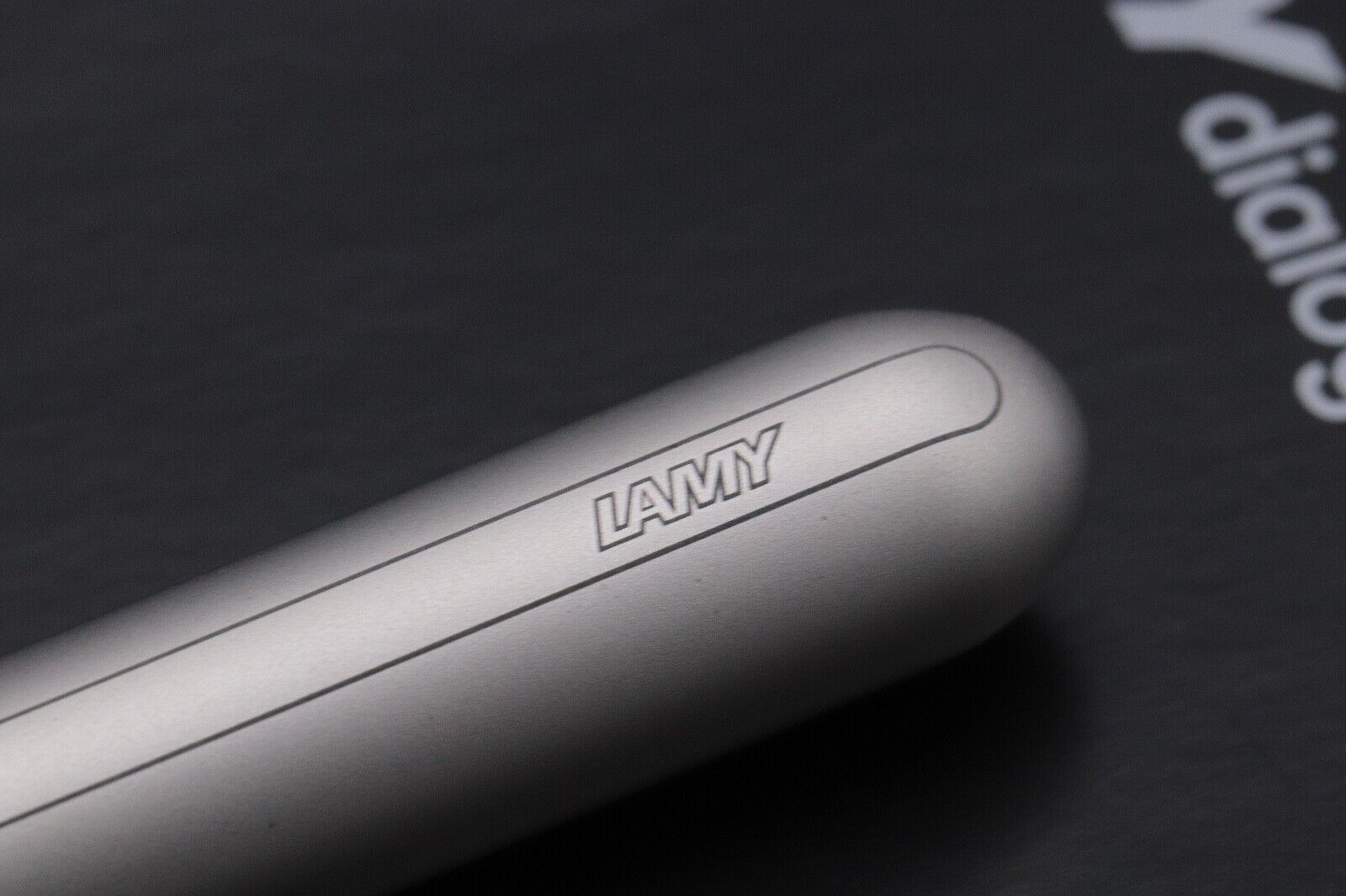 Lamy Dialog 3 Palladium Fountain Pen - Broad Nib image 3
