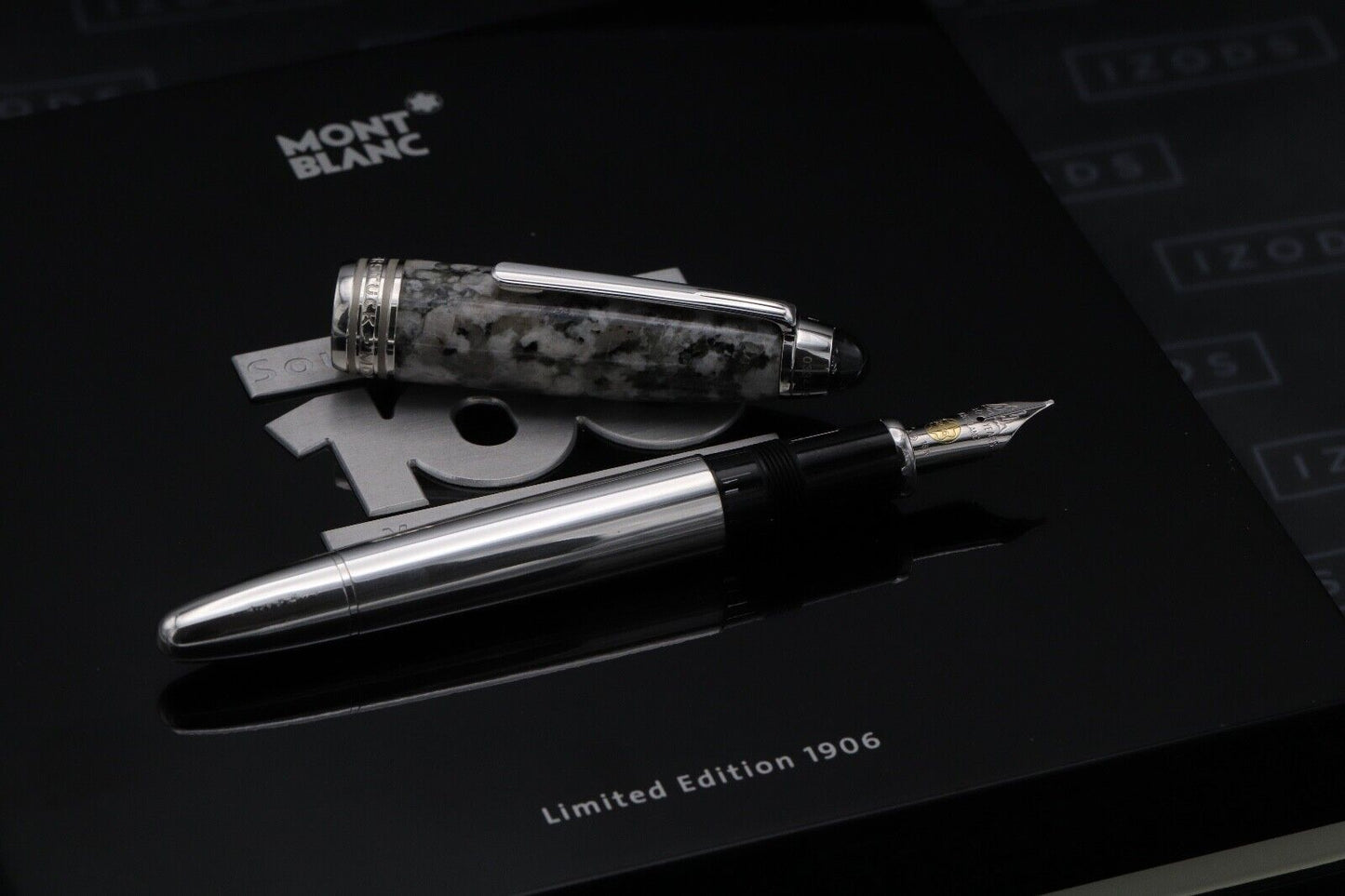 Montblanc Meisterstuck LeGrand Soulmakers Granite LE Fountain Pen - NEVER INKED image 1