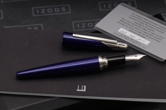 Dunhill AD2000 Blue Stardust Fountain Pen image 1