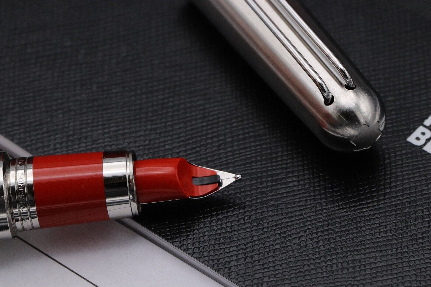 Montblanc M Marc Newson RED Signature Fountain Pen - UNUSED image 4
