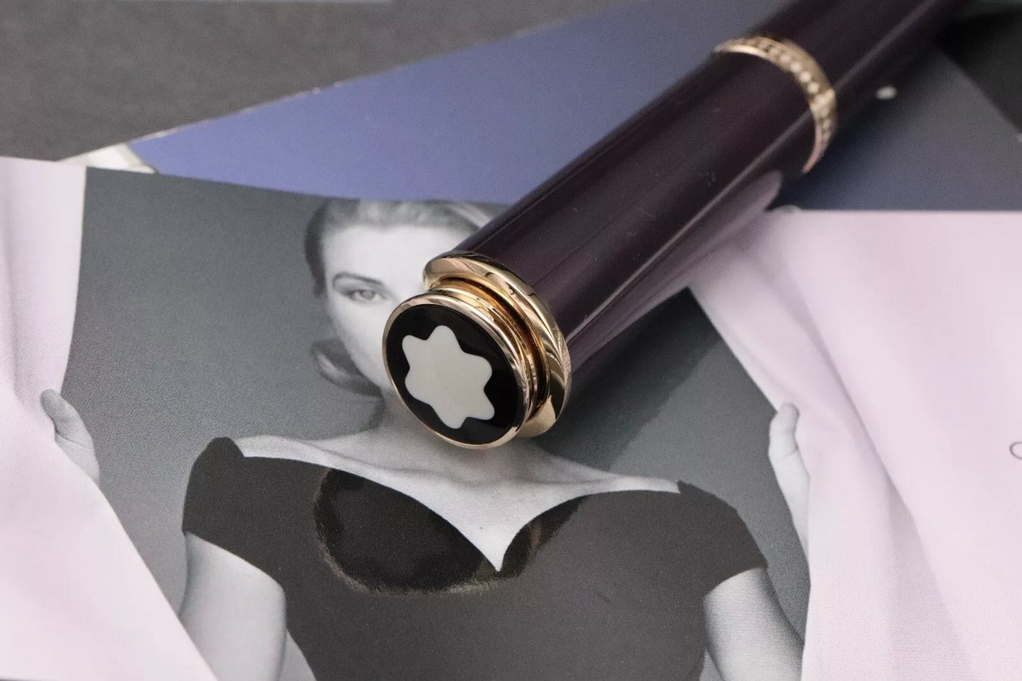 Montblanc Princesse Grace de Monaco Purple Ballpoint Pen image 5