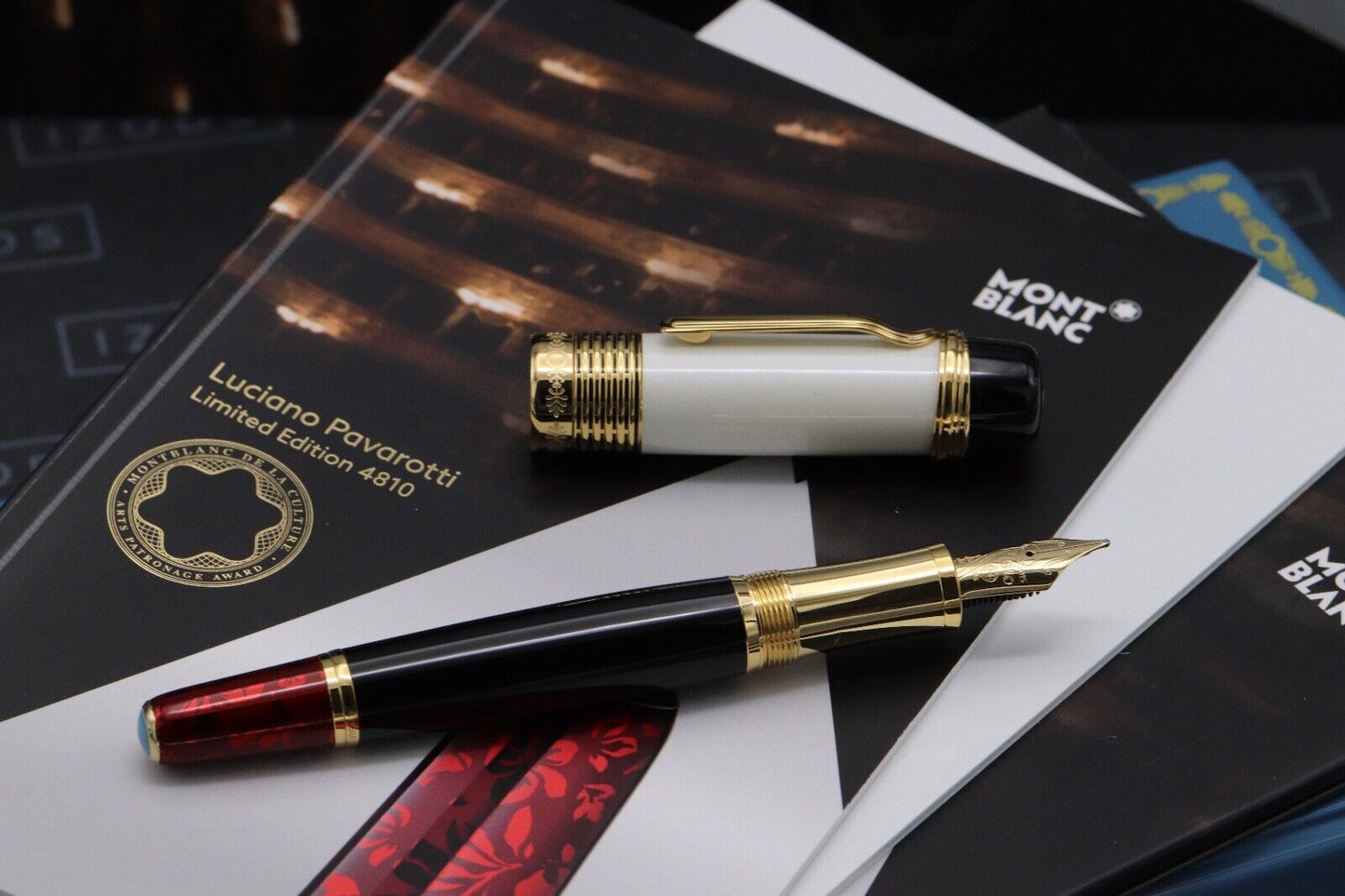 Montblanc Patron of Art Luciano Pavarotti 4810 Fountain Pen - DIPPED image 1