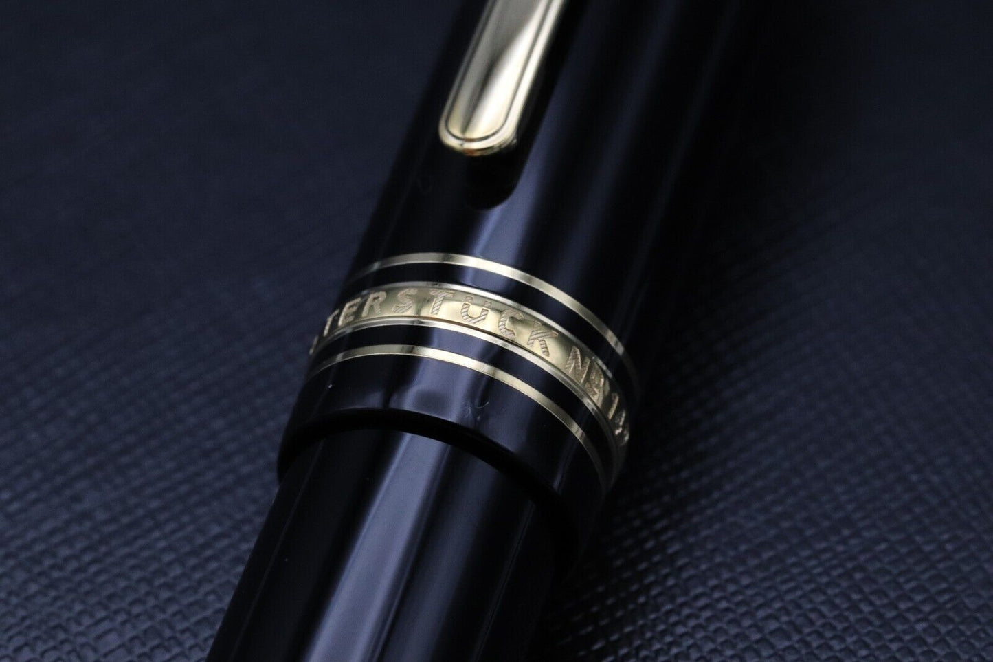 Montblanc Meisterstuck 149 Gold-Coated Fountain Pen - EF NIB image 4