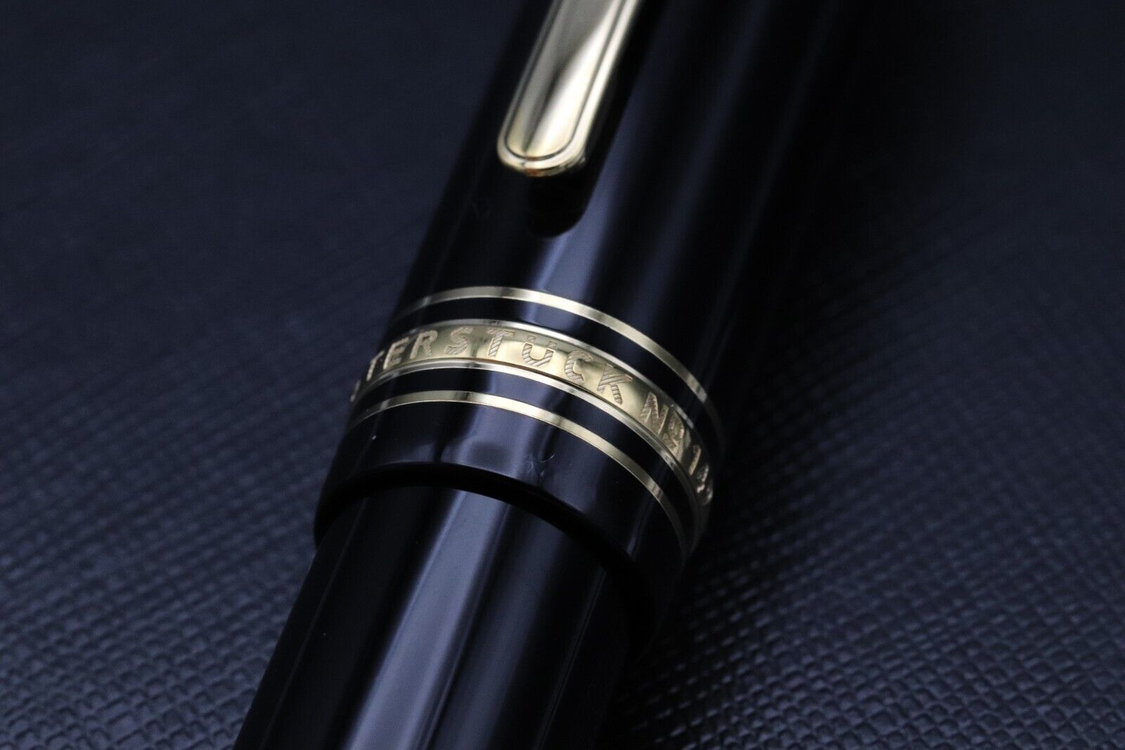 Montblanc Meisterstuck 149 Gold-Coated Fountain Pen - EF NIB image 4