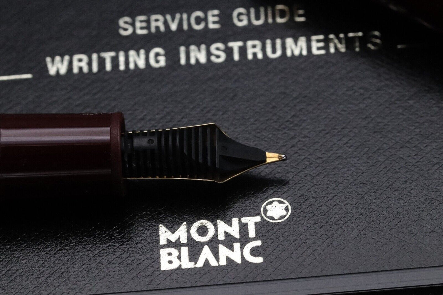 Montblanc Meisterstuck 146 LeGrand Bordeaux Fountain Pen - UNUSED - 1991-92 image 3