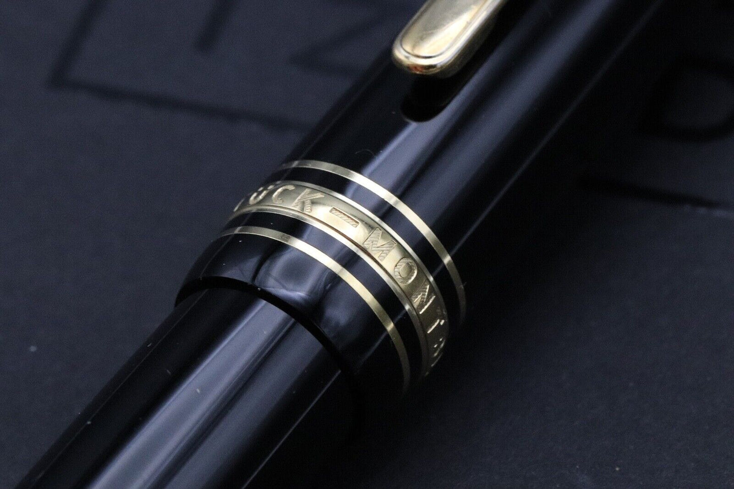 Montblanc Meisterstuck 146 LeGrand Gold Coated Fountain Pen - EF - Serviced MB21 image 3