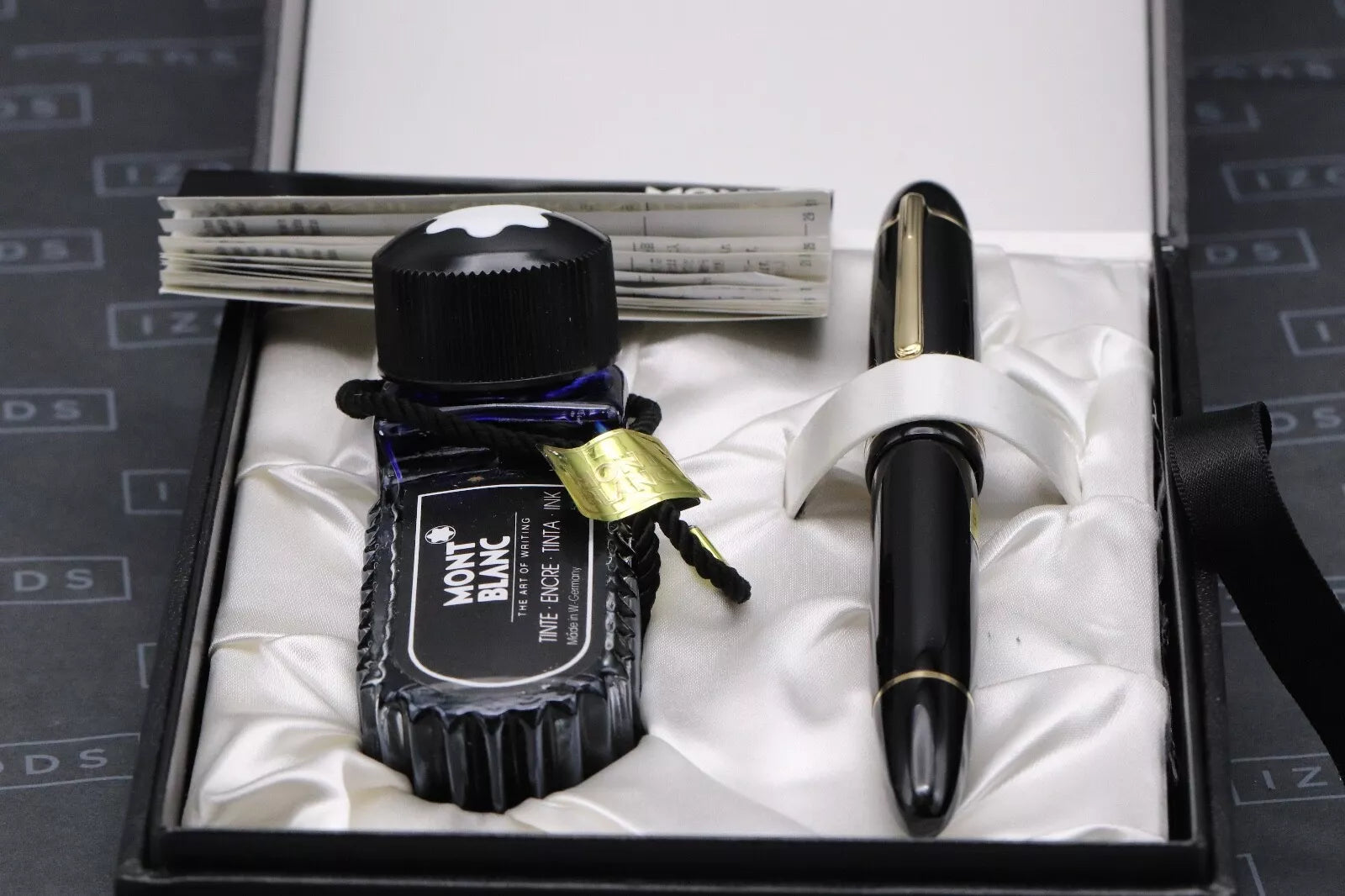 Montblanc Meisterstuck 149 Gold-Coated Fountain Pen - UNUSED - 1985-91 - EF Nib image 8
