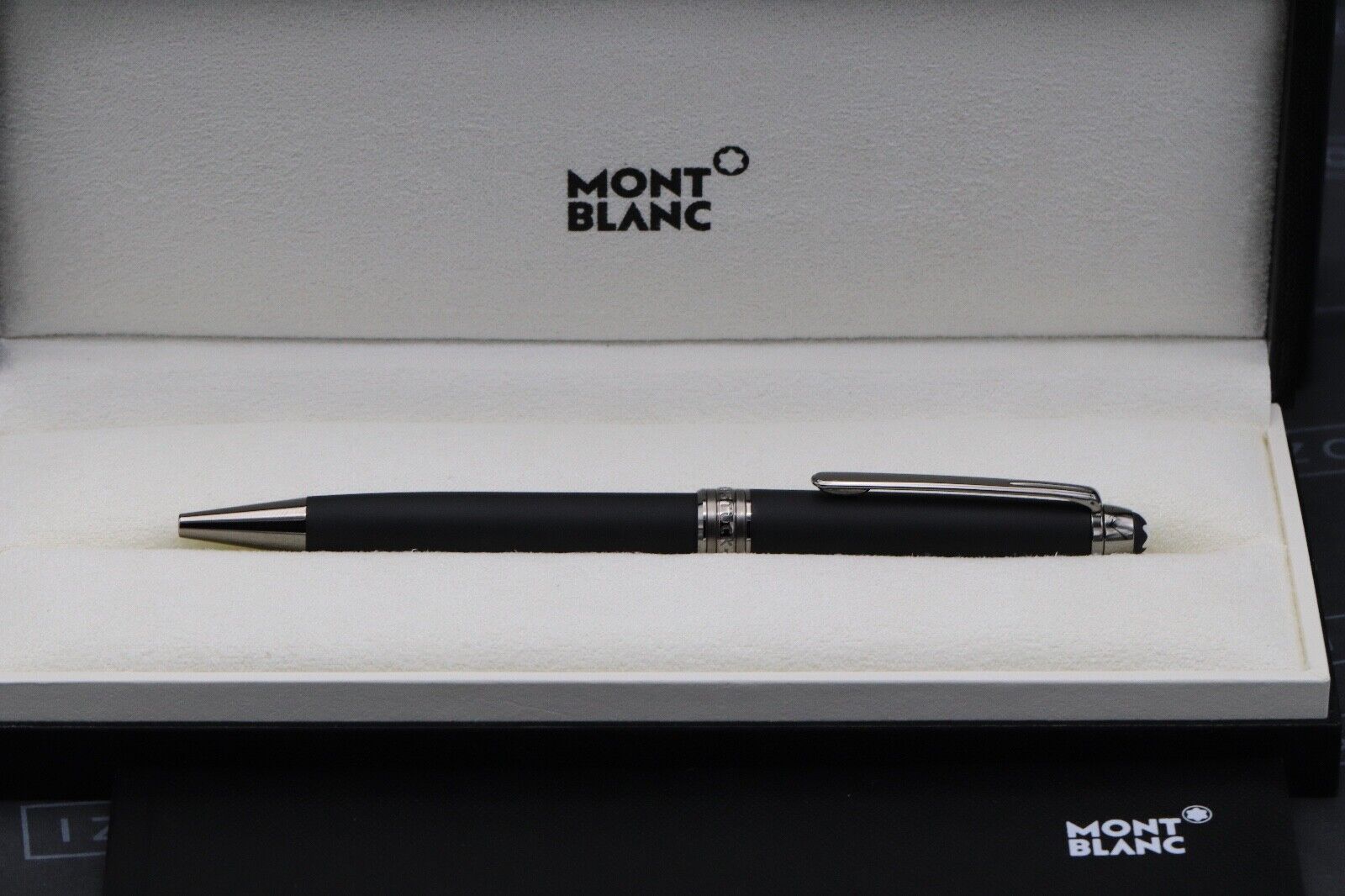 Montblanc Meisterstuck 164 Classique Ultra Black Ballpoint Pen - UNUSED image 4