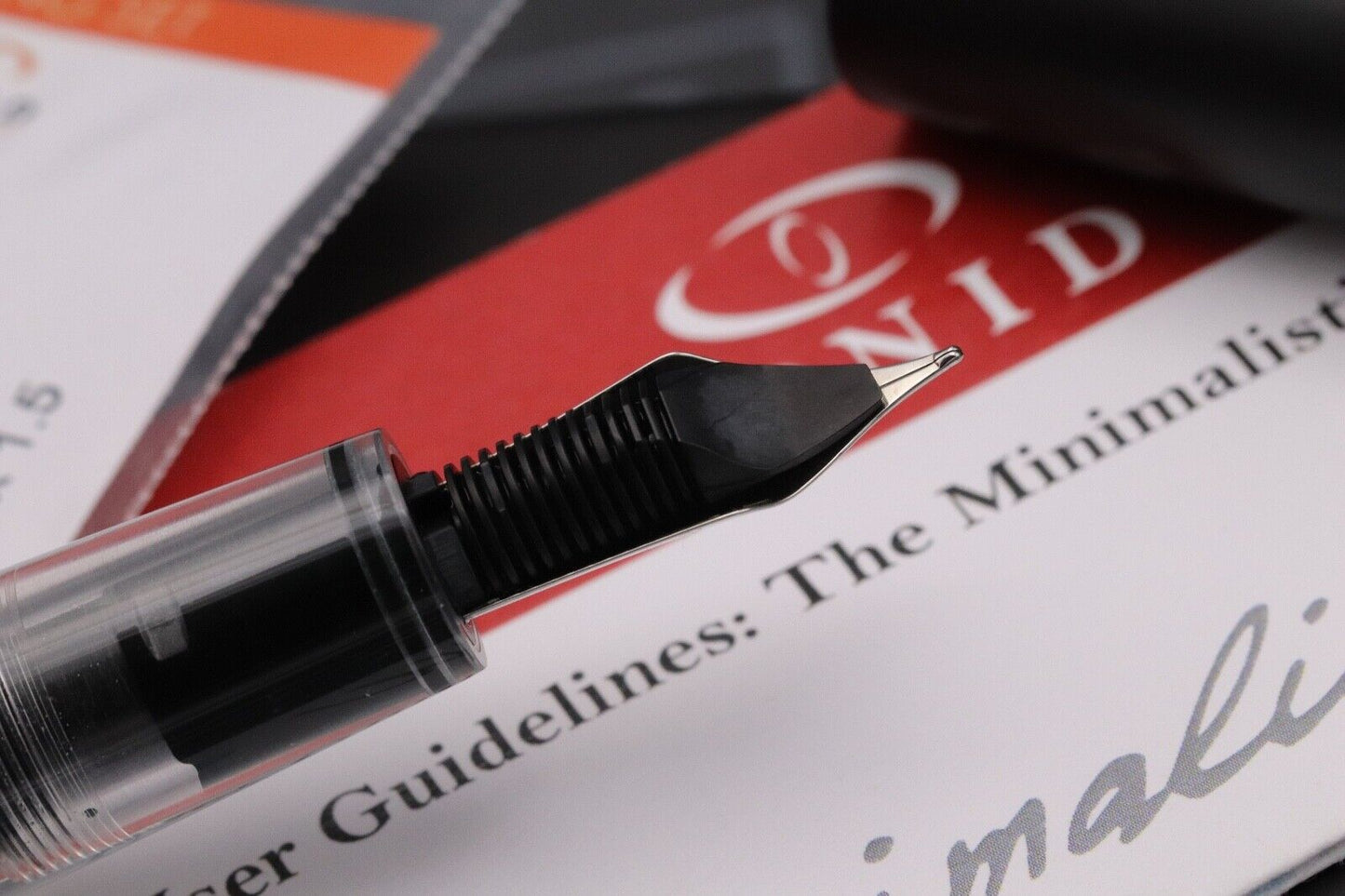 Conid Bulkfiller Minimalistica Demonstrator Fountain Pen - #6 Medium Nib image 4