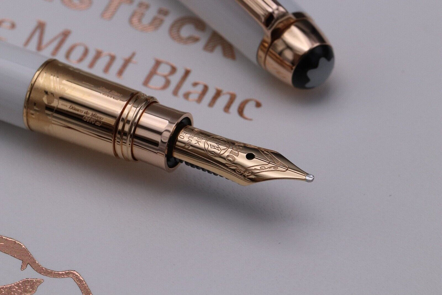 Montblanc Meisterstuck Mozart Tribute Solitaire Fountain Pen - UNUSED image 2